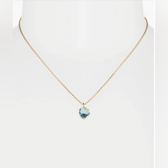 Kate Spade Treasure Trove Mini Pendant Necklace In Blue, NWT - Picture 2 of 3